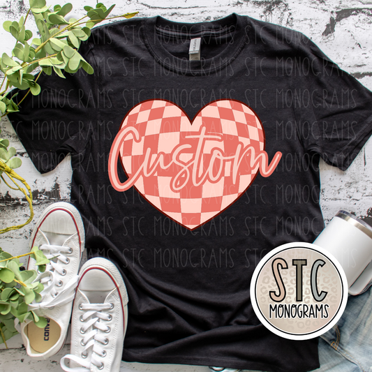 CUSTOM Heart Colorful