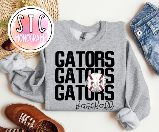 MASCOT Baseball Distressed