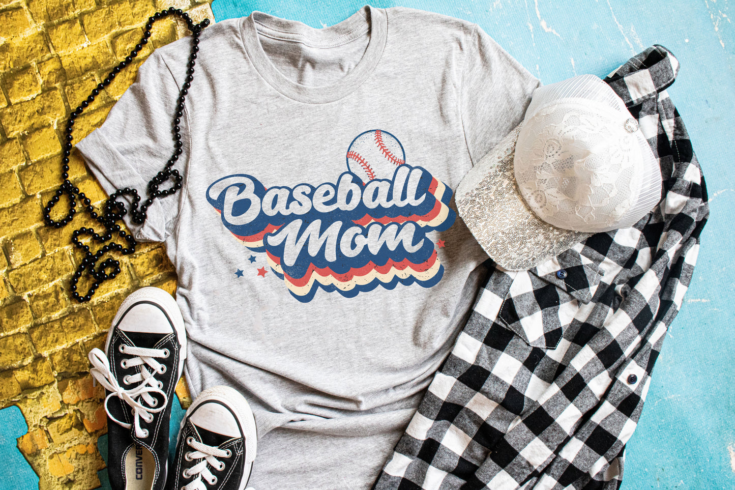 Baseball Mom Retro