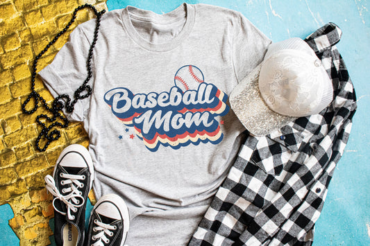 Baseball Mom Retro