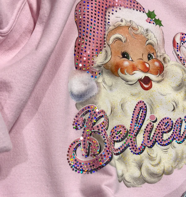 Pink Santa Crewneck