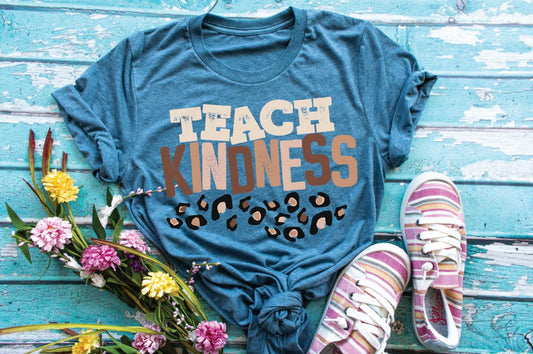 teach kindness leopard