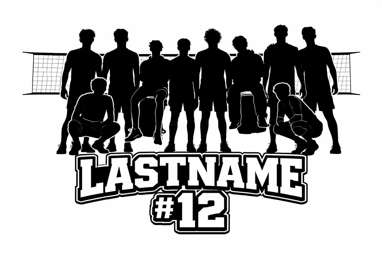 Senior 2026 Vball Tee