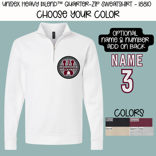 SCW Volleyball Quarter-Zip