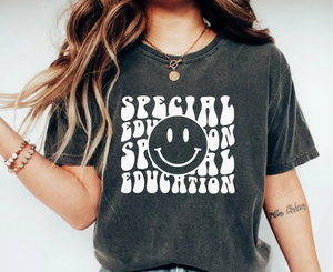 Special Education Smiley Retro