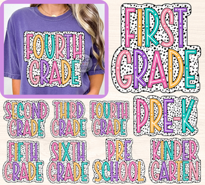 Custom Grade Dalmatian Preschool -6th grade