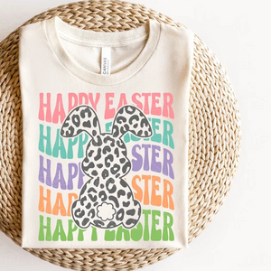 Happy Easter Leopard  Long Sleeve