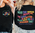 Dear Human Behind Me- Crewneck Sweatshirt