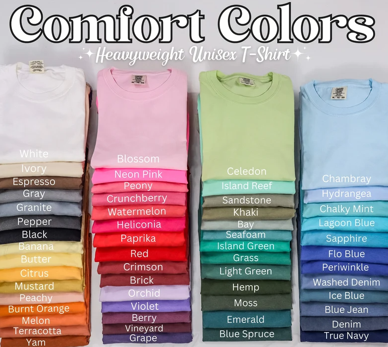 *C1717 Comfort Colors Adult Heavyweight T-Shirt VIEW ONLY