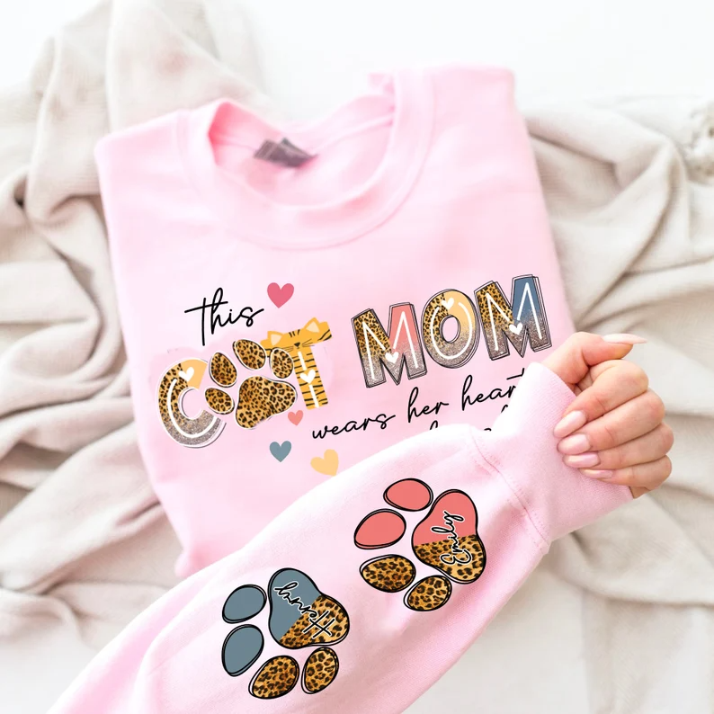 Cat Mom CUSTOM Crewneck