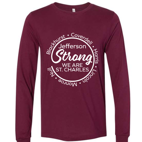 St. Charles Strong Long Sleeve Tee- ADULT