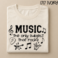 music is the only subject that rocks