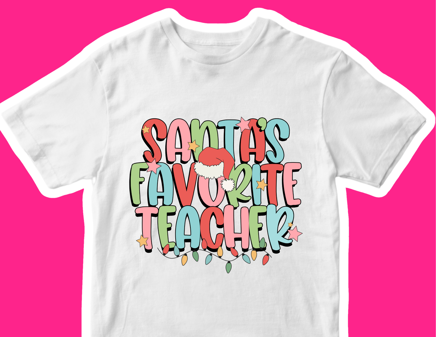 Santa's Favorite Teacher Pastel