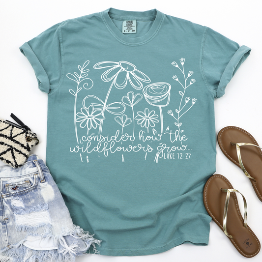 Consider how wildflowers grow
