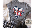 STL Pinstripe Heart