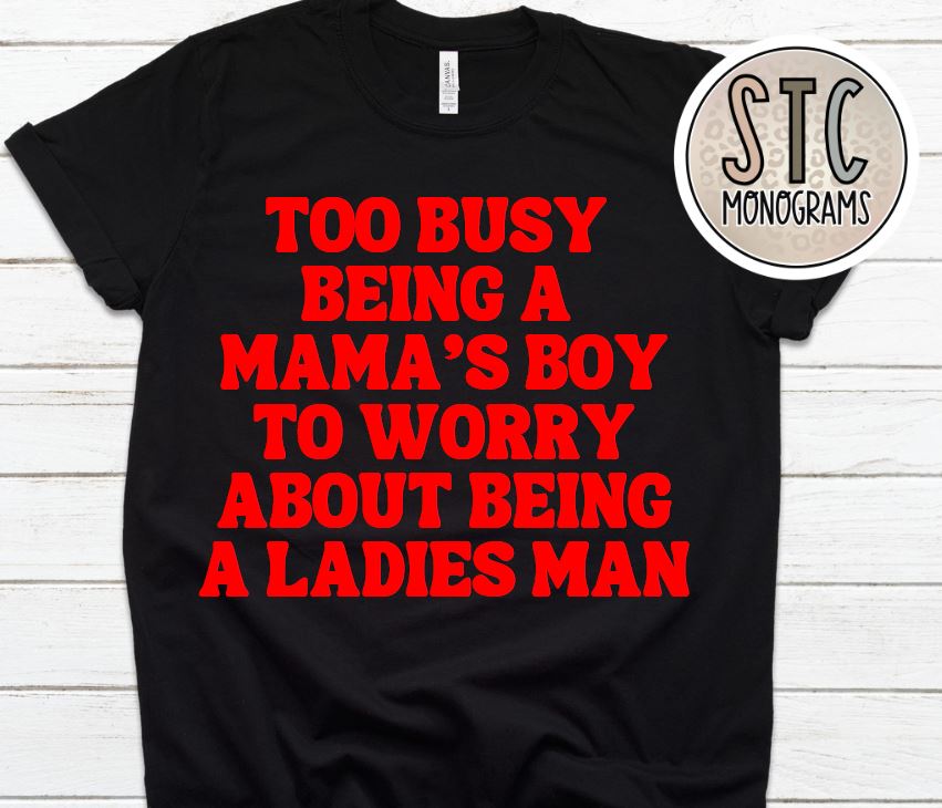 Mama's Boy Toddler Tee