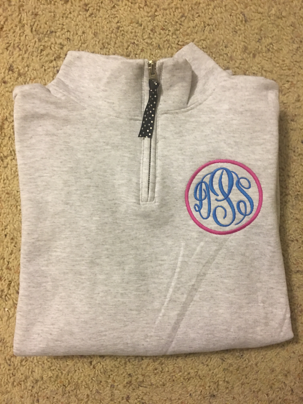 Applique Quarter Zip