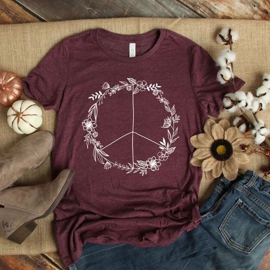 Peace Sign Floral