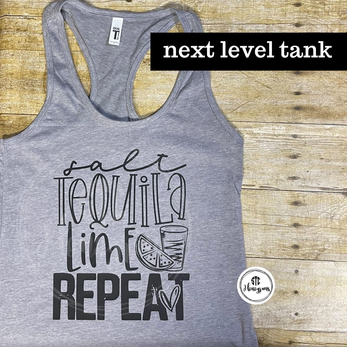 Salt Tequila Lime Repeat Tank
