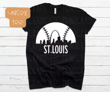 Load image into Gallery viewer, Youth St. Louis Baseball Skyline Tee
