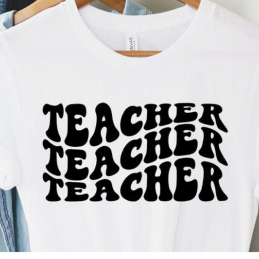 Teacher Wave Retro
