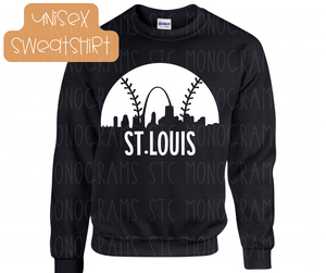 St. Louis Baseball Skyline Sweatshirt