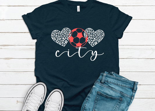 STL City Leopard Hearts