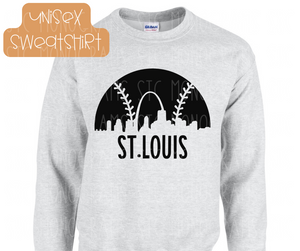 St. Louis Baseball Skyline Sweatshirt