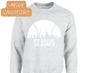 St. Louis Baseball Skyline Sweatshirt