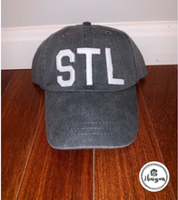 Load image into Gallery viewer, Mystery STL Airport Code Ballcap
