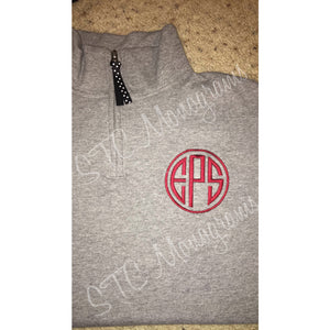 Applique Quarter Zip