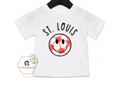 St. Louis Smiley Ball- Infant Tee