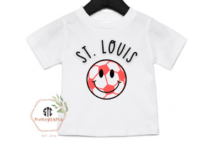 St. Louis Smiley Ball- Infant Tee