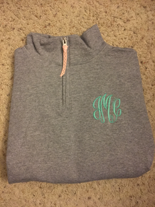 Applique Quarter Zip