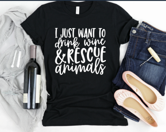 Drink Wine Rescue Animals