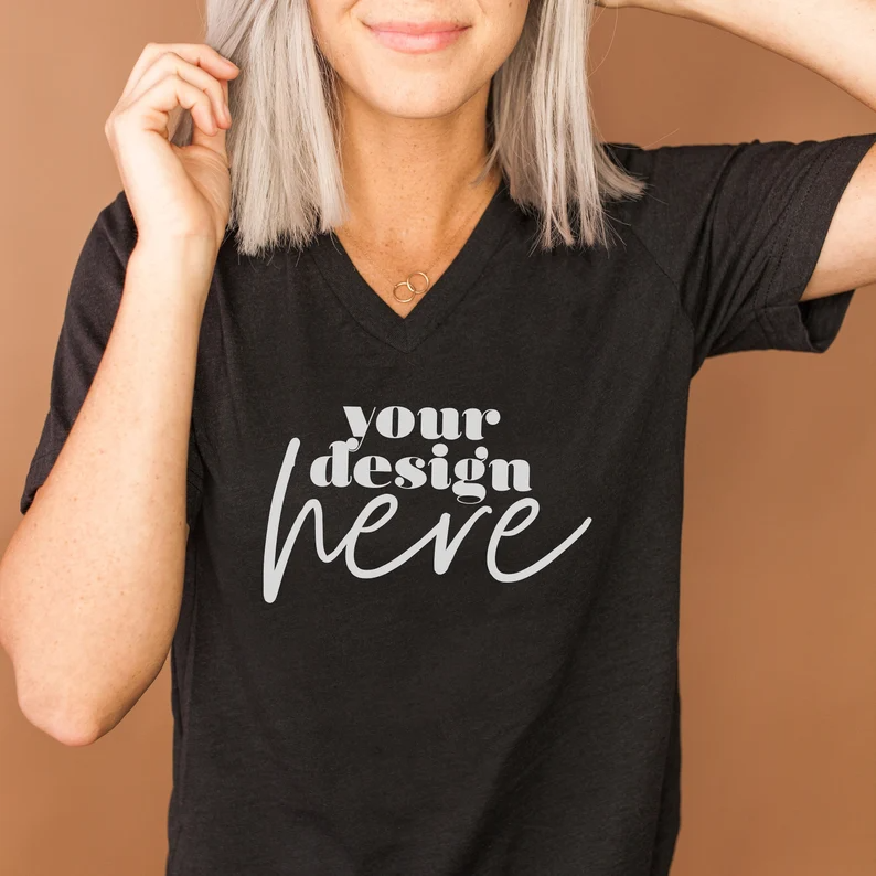 Care To Learn Unisex V Neck (Black Or Green)