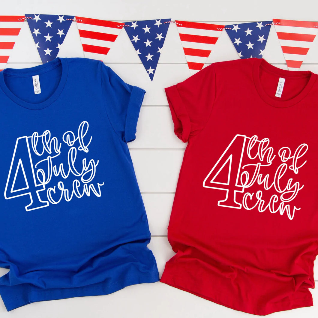 4th of July Crew (youth and adult sizes)