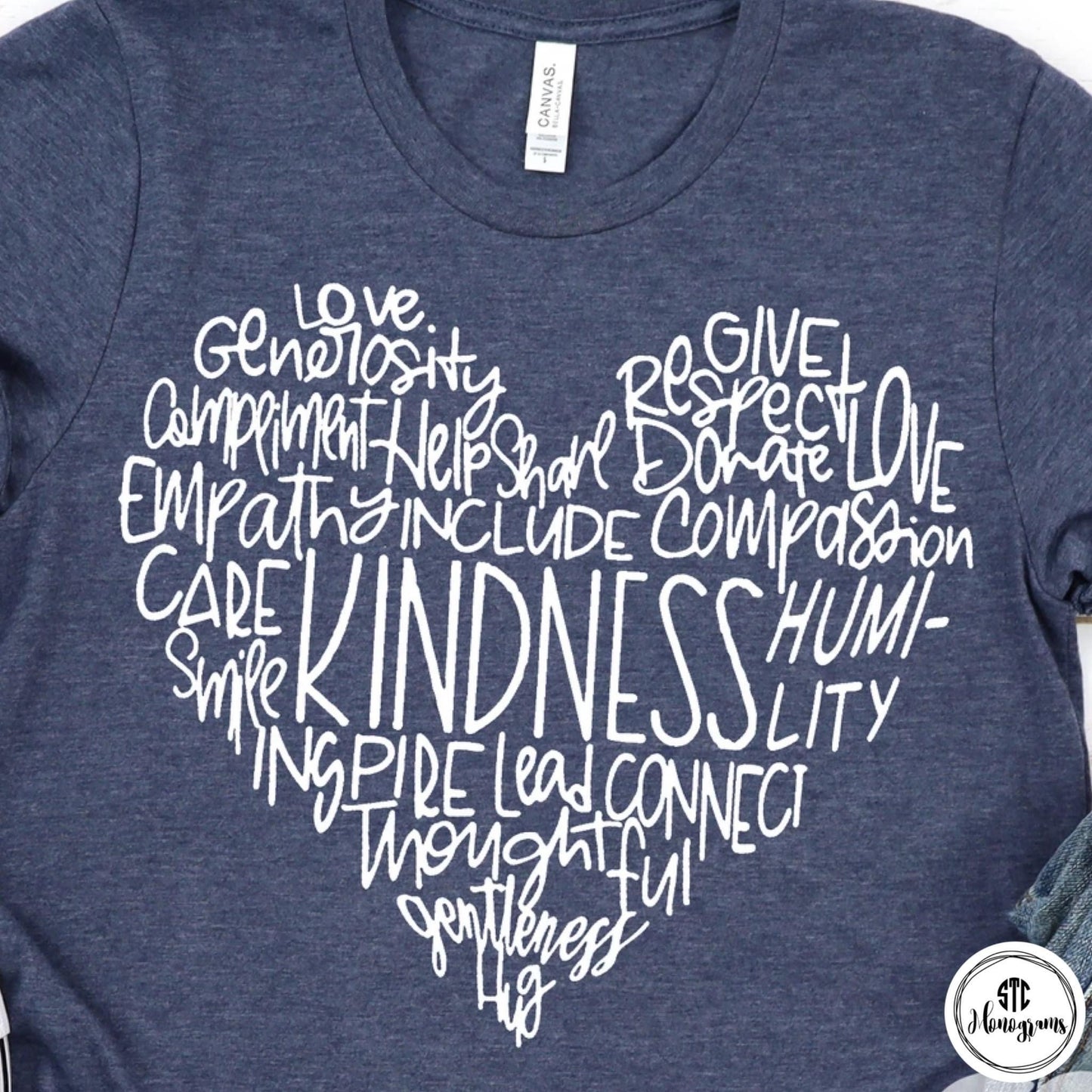 Kindness Heart Typography