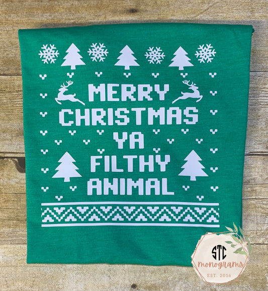 Merry Christmas Ya Filthy Animal
