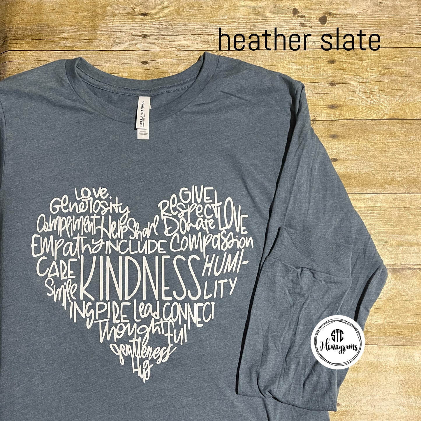 Kindness Heart Typography