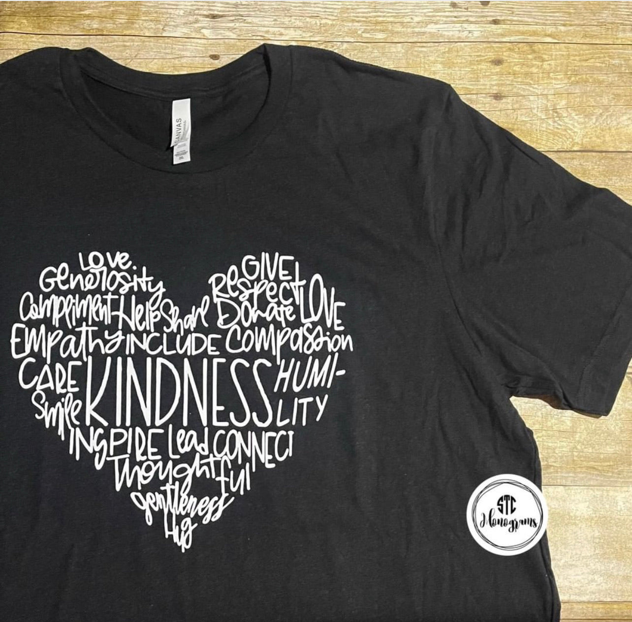 Kindness Heart Typography