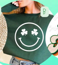 Load image into Gallery viewer, Shamrock Smile Crewneck
