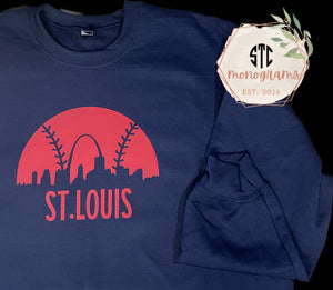 St. Louis Baseball Skyline Sweatshirt