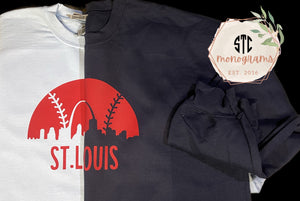 St. Louis Baseball Skyline Sweatshirt