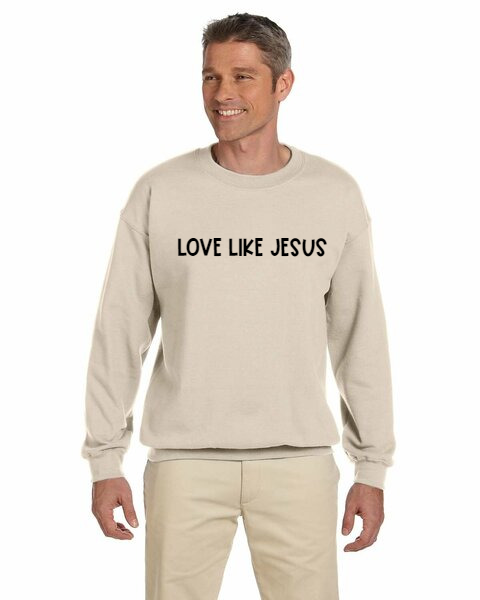 Love like Jesus Crewneck- SAND Crew