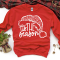 Tis the Season Leopard Hat Tee