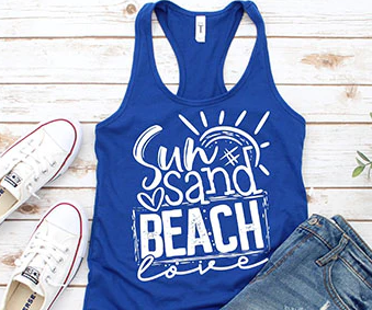 Sun Sand Beach Love Tee