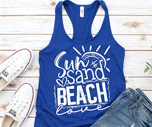 Sun Sand Beach Love Tee